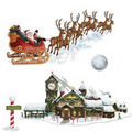 Santa's Sleigh & Workshop Props